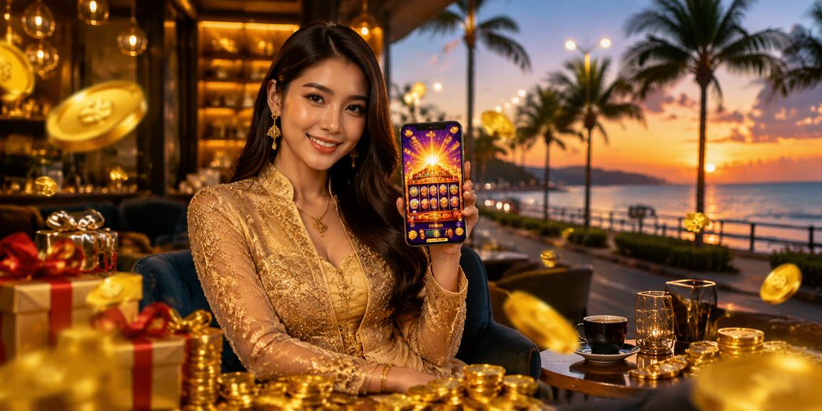 Slot game Kuantan dengan pakaian kebaya dan suasana hiburan yang meriah