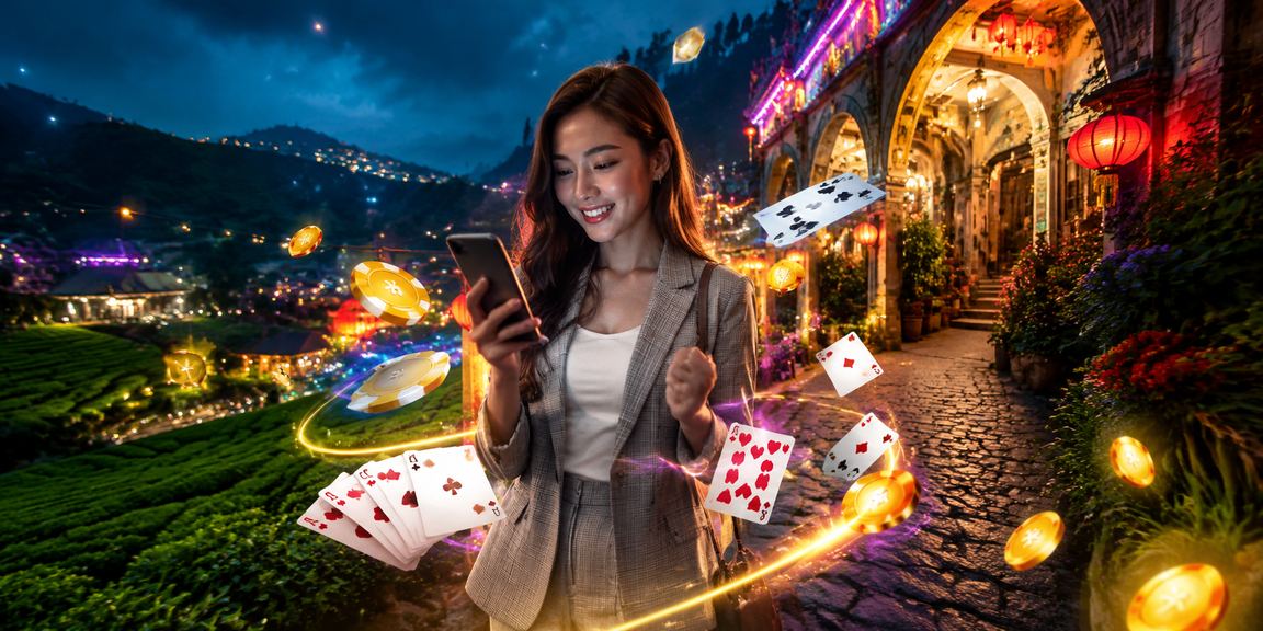Pemain Malaysia mempelajari strategi permainan kad Baccarat dengan penuh tumpuan