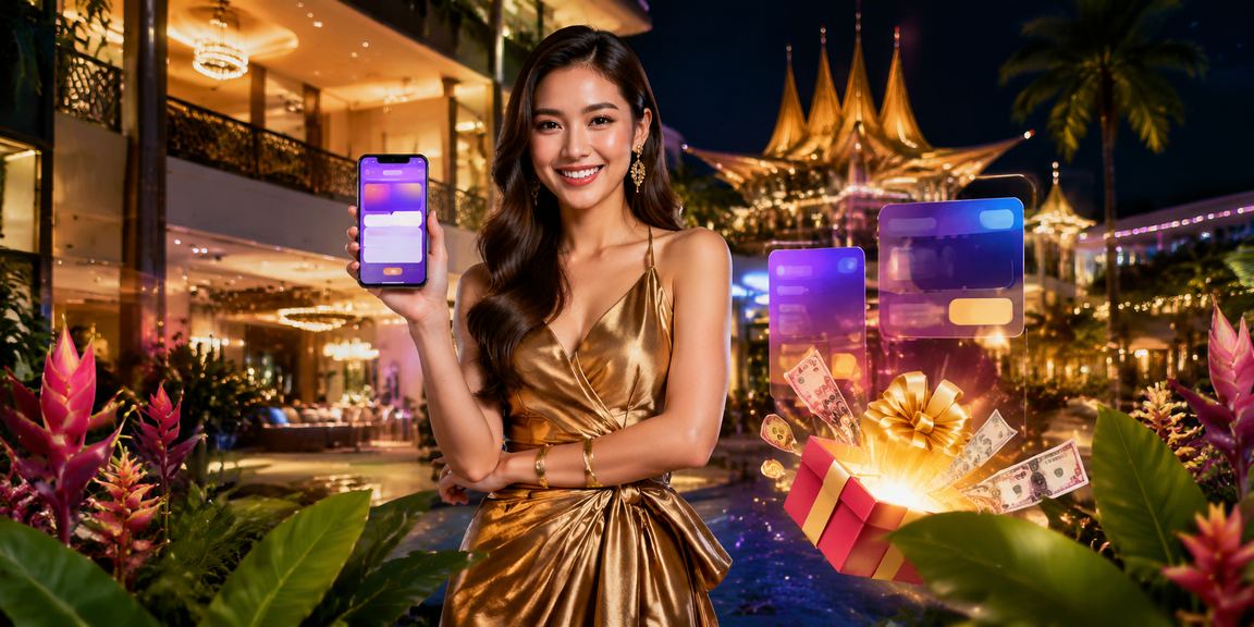Pemain dari Sarawak menggunakan aplikasi kasino cp204 pada telefon pintar