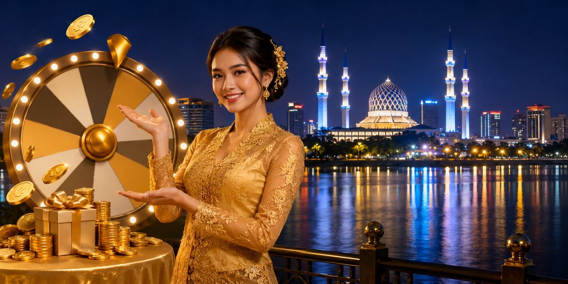Permainan roulette bergaya kebaya Selangor dengan suasana kasino mewah